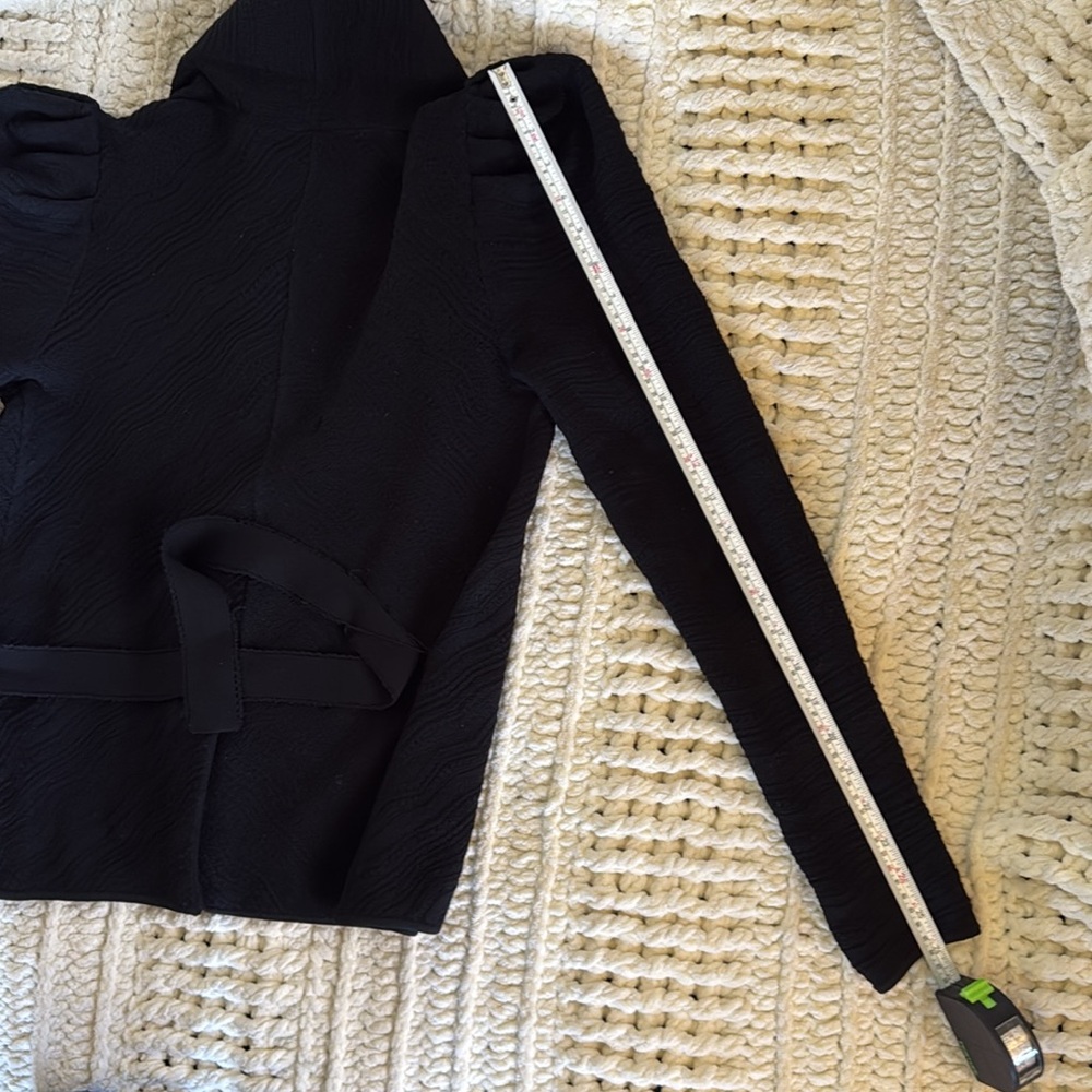 Ralph Lauren Belted Knit Sweater Cardigan. Black. Size S - Picture 12 of 12